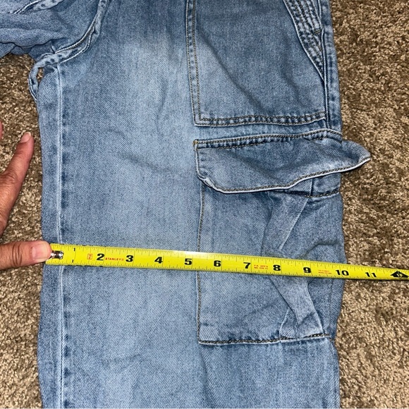 HABITUAL Jeans Women S  Cargo Barrel Skater Festival Grunge Soft Travel Comfort - Picture 9 of 11